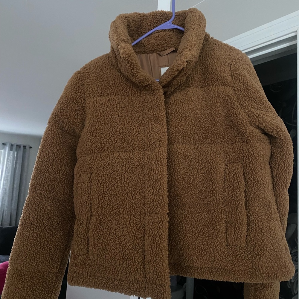Abercrombie & Fitch Teddy puffer coat